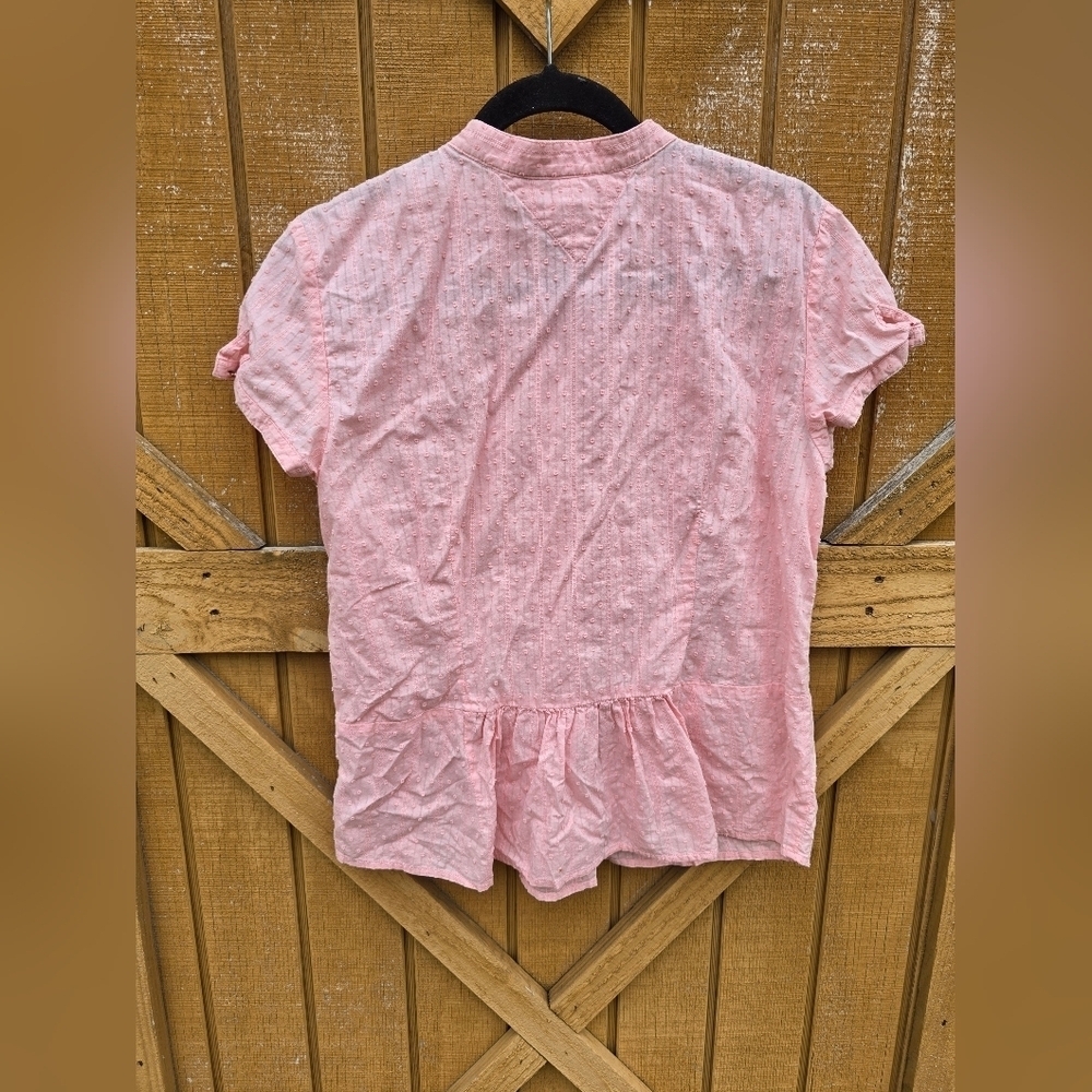 Pink Ruffled Women's Top - Picture 5 of 5